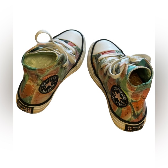 Converse All Stars Watermelon Hi-Top  Sneakers Little Girls US Size 11 - Picture 2 of 8